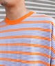 ELEMENT エレメント メンズ 半袖 Tシャツ ボーダー オーバーサイズ BE021-254(FBK-M)