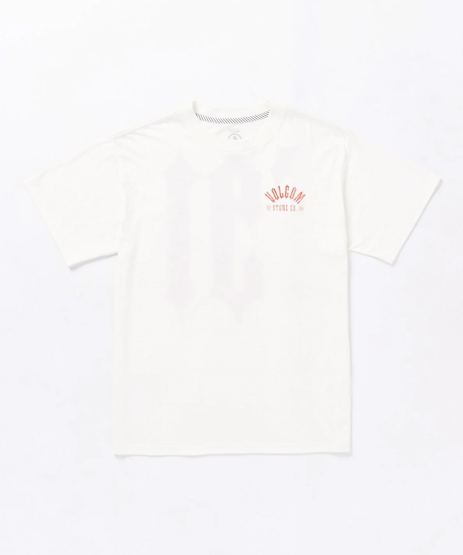 VOLCOM ボルコム メンズ Tシャツ 半袖 バックプリント ナンバー ヘビーウェイト ワイドフィット AF312404(OFW-M)