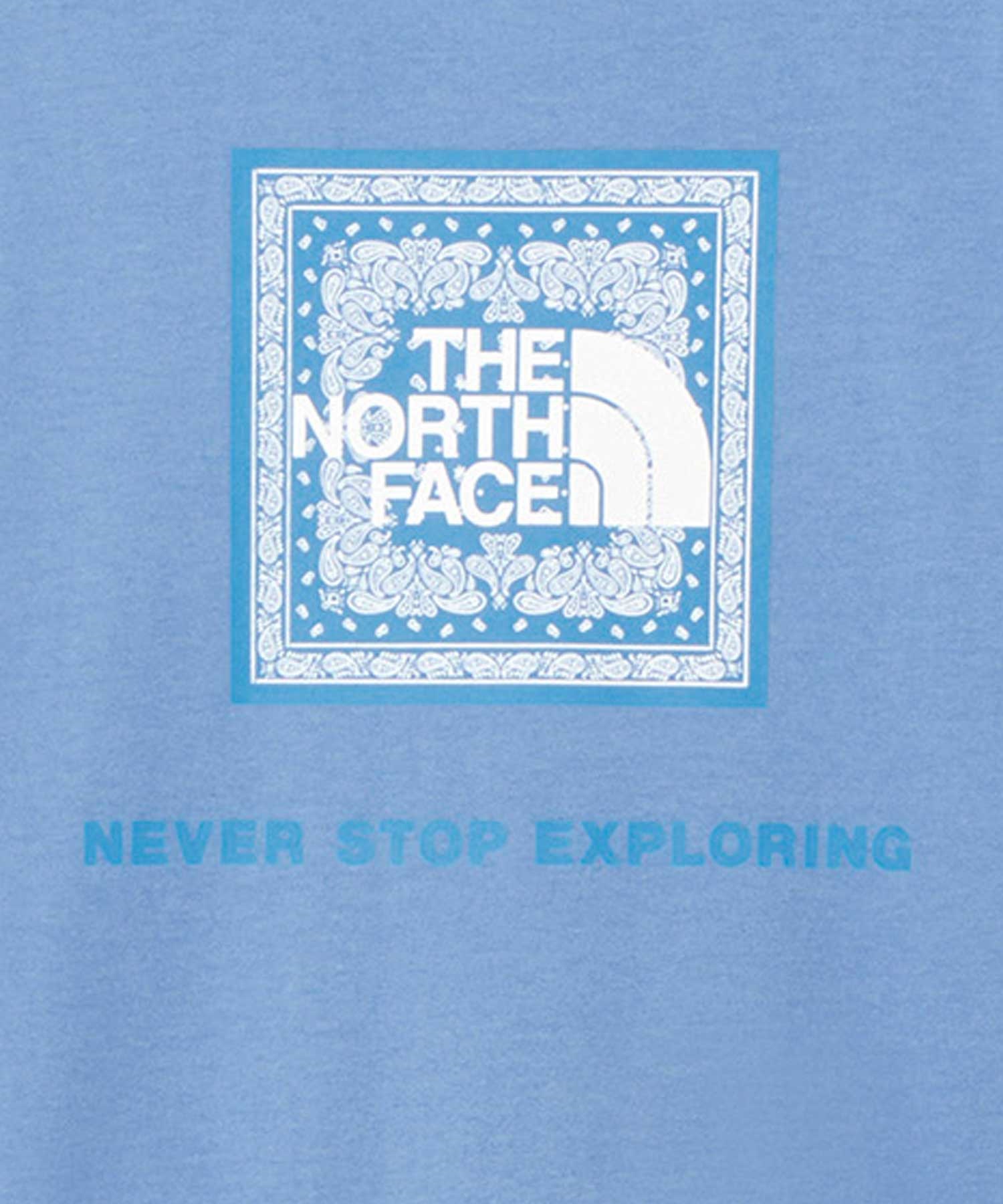 【マトメガイ対象】THE NORTH FACE ザ・ノース・フェイス メンズ 半袖 Tシャツ レギュラーシルエット バンダナ スクエアロゴ NT32446(IS-S)