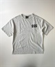 DEAR LAUREL ディアローレル メンズ 半袖 Tシャツ "3-S" バックプリント 吸水速乾 D24S2104(GRY-M)