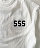 DEAR LAUREL ディアローレル メンズ 半袖 Tシャツ "3-S" バックプリント 吸水速乾 D24S2104(WHT-M)