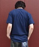 【ムラサキスポーツ限定】 SPITFIRE スピットファイア メンズ オーバーサイズ フロントプリント 半袖Tシャツ BIGHEAD FILL(NVBL-M)