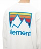 ELEMENT/エレメント JOINT LS メンズ 長袖 Tシャツ ロンT オーバーサイズ クルーネック バックプリント BD022-059(GRN-M)