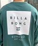 BILLABONG ビラボン BE011-054 メンズ 長袖 Tシャツ ヘビーウェイトロンT バックプリント ロゴ ロンT(BLA-M)