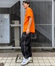 VOLCOM ボルコム メンズ 半袖 ワークシャツ バックプリント シンプル オレンジ A0412416(ORG-M)