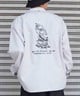 TOY MACHINE トイマシーン MTMPSH4 メンズ ワークシャツ ビックシルエット オーバーサイズ ロゴ刺繍 ムラサキスポーツ限定(LBLUE-M)