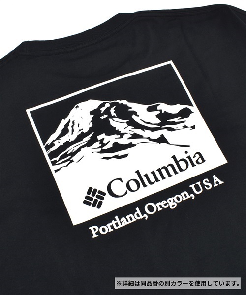Columbia コロンビア Imperial Park Graphic SS Tee PM6871 レディース 半袖 Tシャツ KK1 D14(BKBL-S)