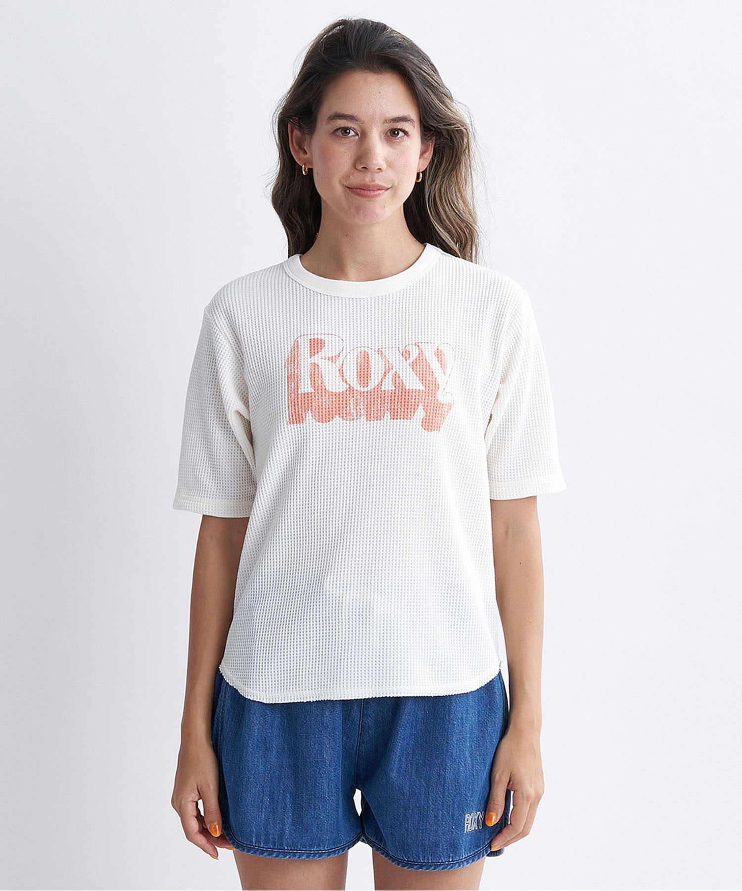 ROXY ロキシー HUGGABLE TEE レディース 半袖 Tシャツ クルーネック セットアップ対応 RST241076(BBO-M)