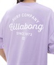 BILLABONG ビラボン ARCH LOGO CROPPED TEE レディース 半袖Tシャツ ルーズシルエット クロップド丈 BE013-204(NKL0-M)