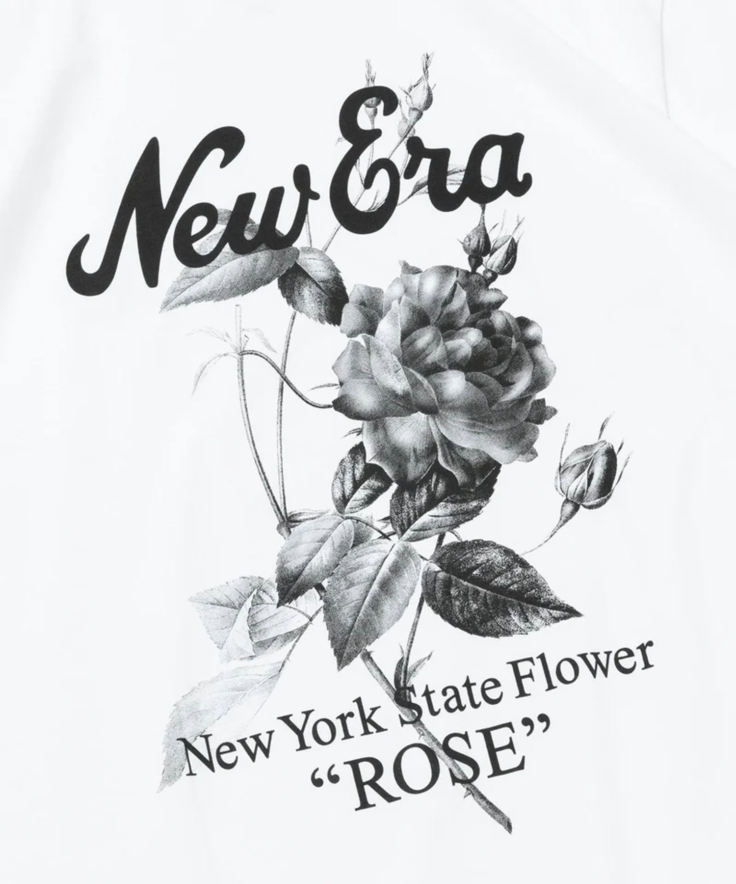NEW ERA ニューエラ State Flowers レディース 半袖 Tシャツ オーバーサイズ バックプリント バラ 14121879(WHI-XL)