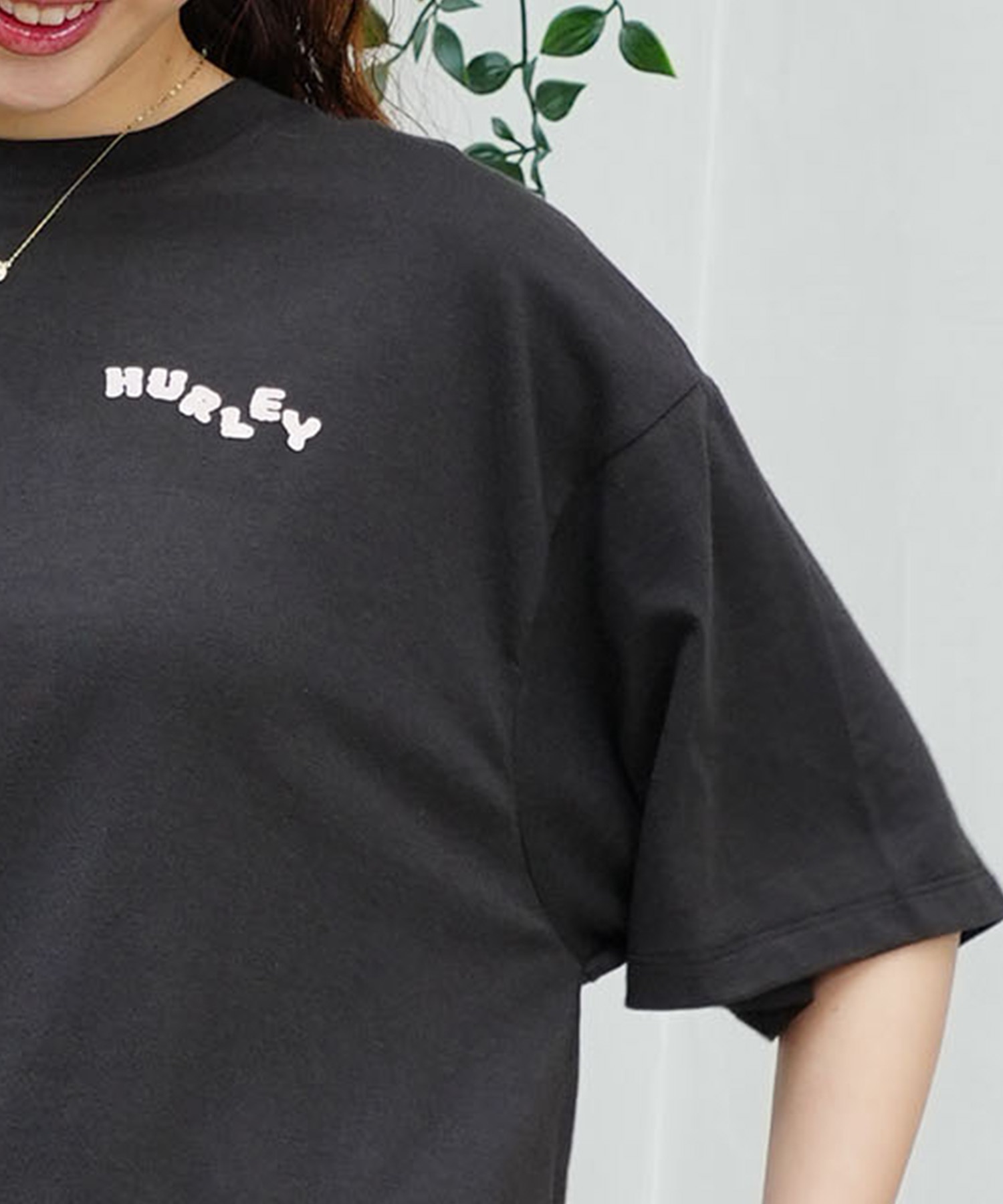 【マトメガイ対象】Hurley ハーレー レディース Tシャツ 半袖 バックプリント フォトT オーバーサイズ 吸汗速乾 WSS2421023(AGHT-FREE)