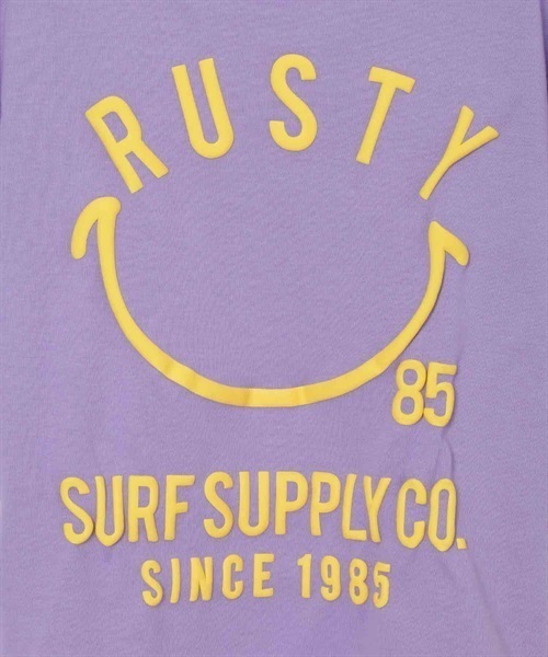 【マトメガイ対象】RUSTY ラスティー 963500 PU キッズ 半袖Tシャツ KK1 D22(PU-100cm)