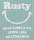 RUSTY ラスティー 963502 キッズ 半袖Tシャツ KK1 D22(WT-100cm)