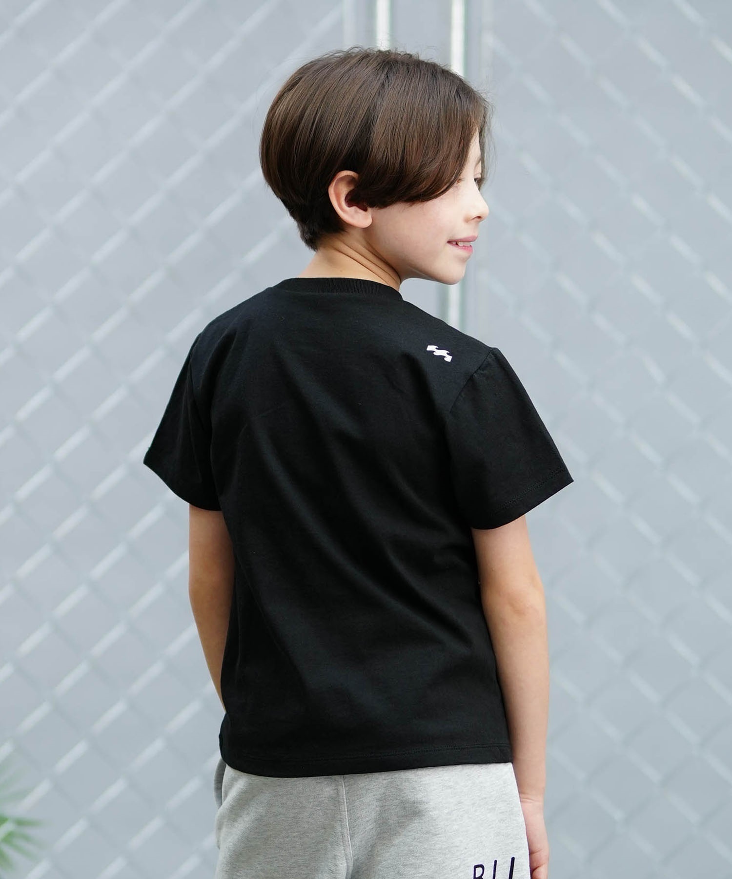 BILLABONG ビラボン UNITY LOGO キッズ 半袖 Tシャツ BE015-204(BLK-90cm)