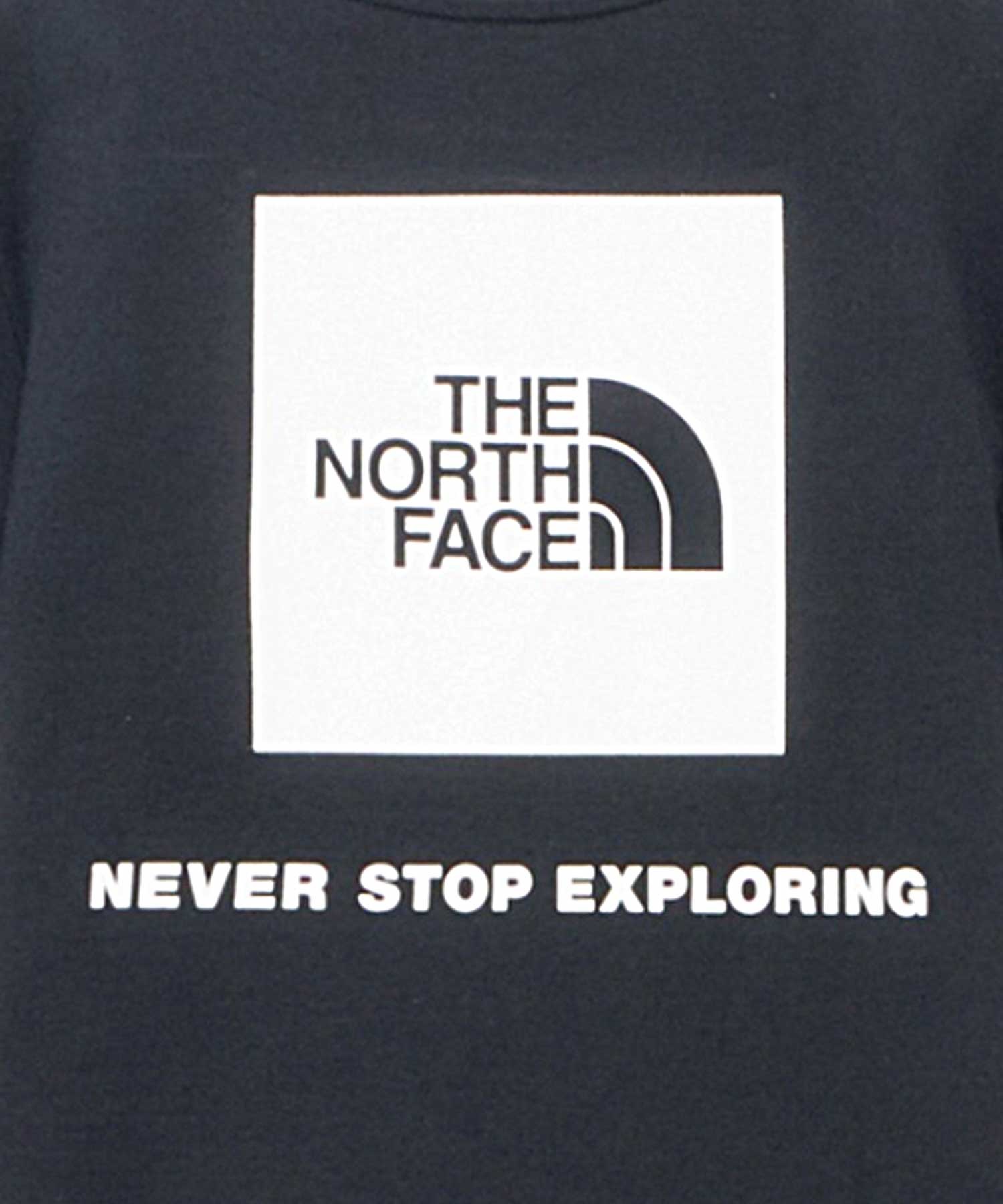 【マトメガイ対象】THE NORTH FACE ザ・ノース・フェイス キッズ ジュニア 半袖 Tシャツ BACK SQUARE LOGO TEE NTJ32333 100cm～150cm(K-100cm)