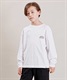 ELEMENT/エレメント キッズ TIMBER PHOENIX LS YOUTH ロンT バックプリント 長袖 Tシャツ BD026-076(WHT-130cm)