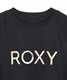 【マトメガイ対象】ROXY ロキシー MINI MERMAID LOGO L/S TLY231107 キッズ ユース ガールズ ラッシュガード 長袖 UVカット 速乾 KX1 E18(WT-130cm)
