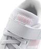 adidas/アディダス GRAND COURT 2.0 EL K キッズ スニーカー グランドコート IG4838(WT/PK-17.0cm)