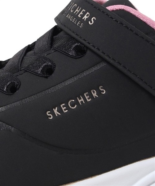 SKECHERS スケッチャーズ UNO LITE 310451L キッズ 靴 シューズ スニーカー 運動靴 JJ3 I15(BKRG-19.5cm)