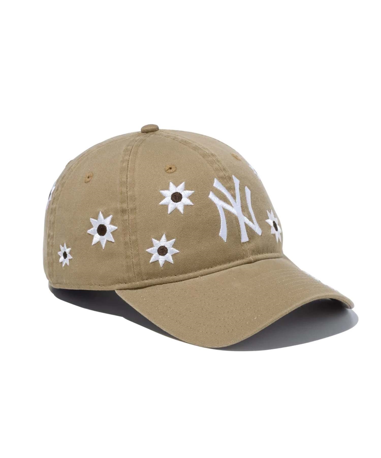 NEW ERA/ニューエラ キャップ 9TWENTY MLB Flower Embroidery ニューヨーク・ヤンキース 13751075(BKHA-FREE)