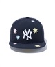 NEW ERA/ニューエラ キャップ 59FIFTY MLB Flower Embroidery ニューヨーク・ヤンキース 13751140(NVY-714)