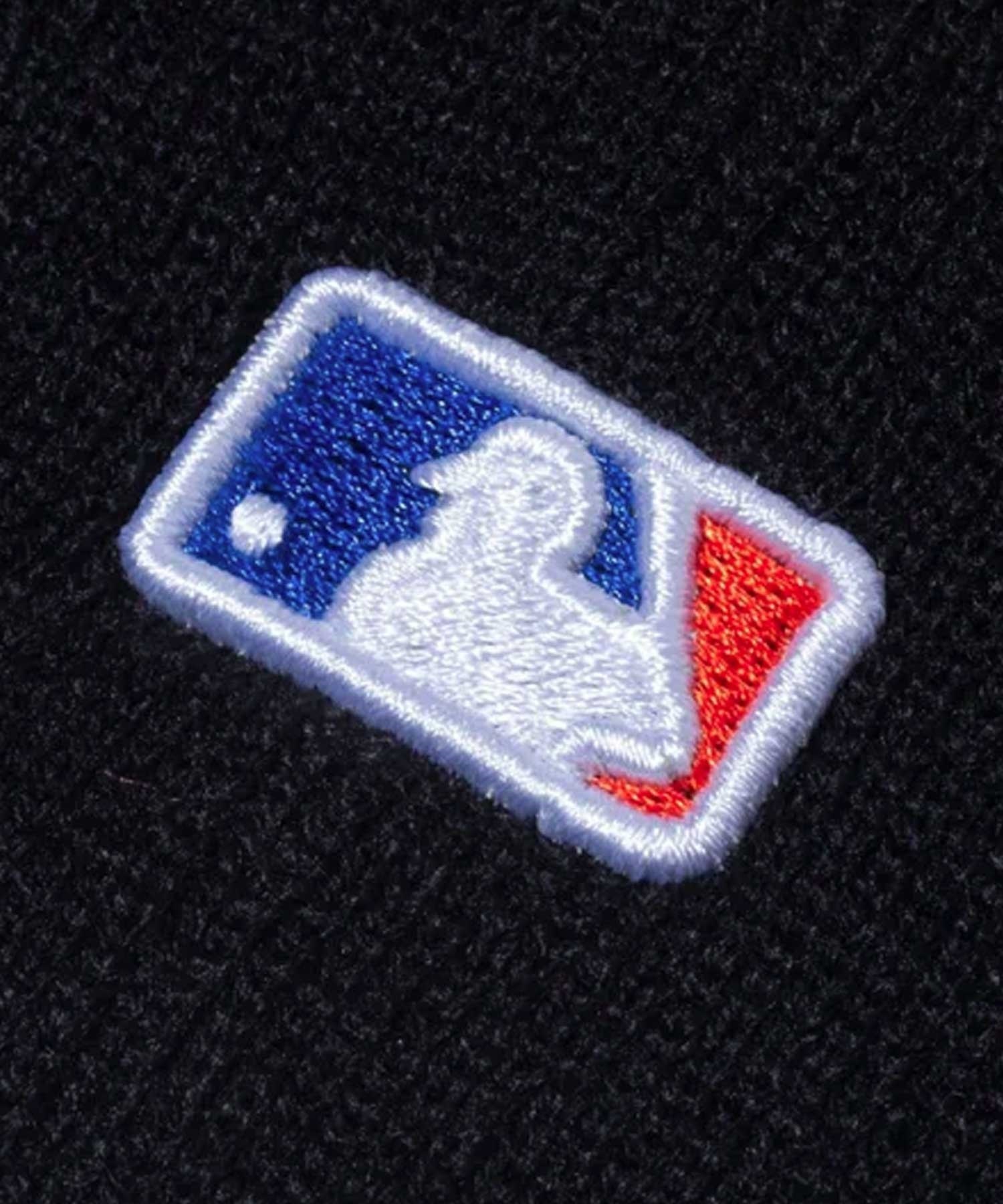 NEW ERA/ニューエラ ビーニー ベーシック カフニット MLB Team Logo ニューヨーク・メッツ ブラック 13751344(BLK-FREE)