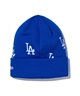 NEW ERA/ニューエラ ビーニー ニット帽 ダブル 13751352 MLB ALLOVER ロサンゼルス・ドジャース(ROY-FREE)