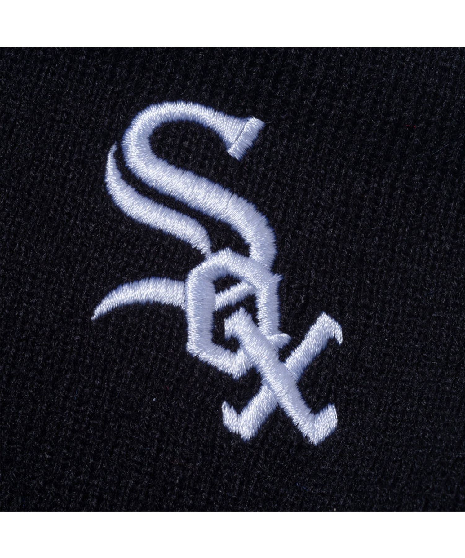 NEW ERA/ニューエラ ビーニー ニット帽 ダブル 13751373 MLB ALLOVER シカゴ・ホワイトソックス(BLK-FREE)