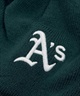 NEW ERA/ニューエラ ベーシック カフニット MLB Allover オークランド・アスレチックス グリーン ビーニー ニットキャップ 帽子 ムラサキスポーツ別注 13946734(BGRN-FREE)