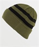 VOLCOM/ボルコム NINETYFIVE BEANIE ビーニー ニットキャップ 帽子 ボーダー グリーン D5832303(EGR-FREE)