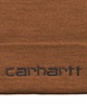 Carhartt/カーハート ビーニー ニット帽 ダブル SCRIPT BEANIE I030884(BR/BK-FREE)