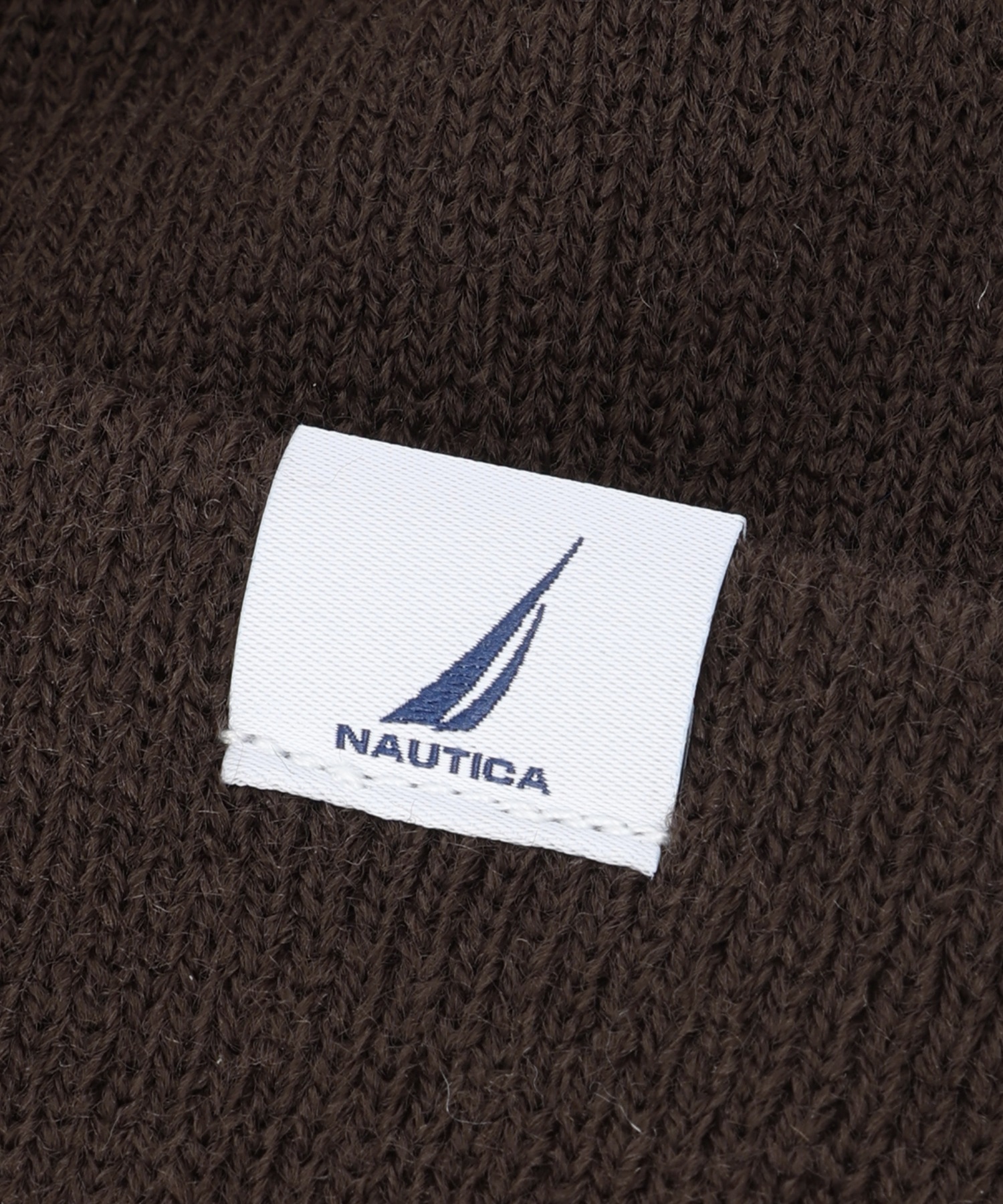 NAUTICA ノーティカ ダブルCUFF WATCH NT107 ビーニー(BR/WT-F)