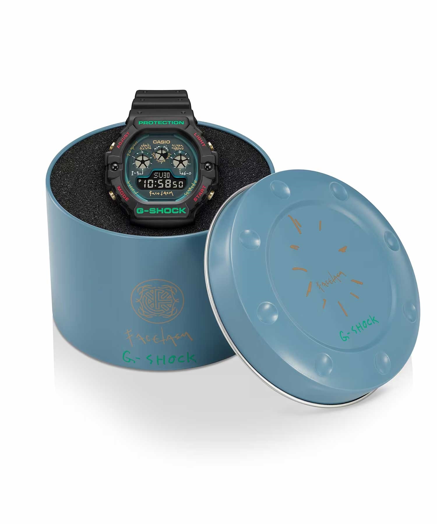G-SHOCK/ジーショック 腕時計 "FACETASM" コラボレーションモデル DW-5900FA-1JR(BK-FREE)