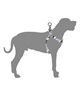 WOLFGANG ウルフギャング 犬用 ハーネス HideOut Harness Lサイズ 中型犬用 大型犬用 胴輪 ハイドアウト 迷彩柄 グレー系 WH-003-84(CAMO-L)