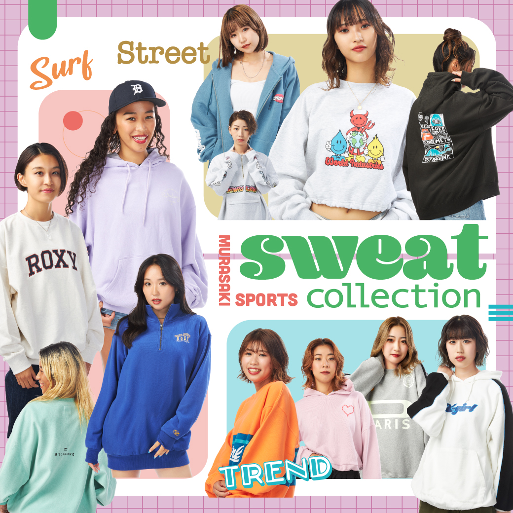 レディーススウェット　SWEAT COLLECTION LADYS/2023 秋のおすすめ