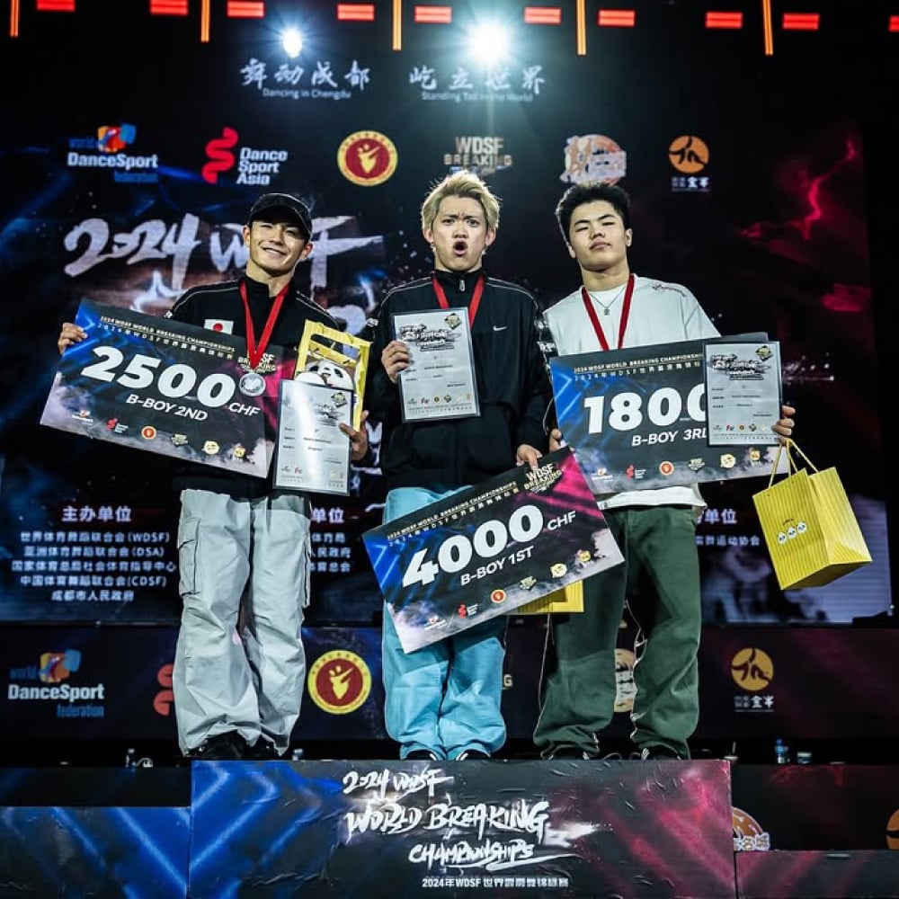 ISSINが見事優勝！『WDSF WORLD BREAKING CHAMPIONSHIPS 2024』