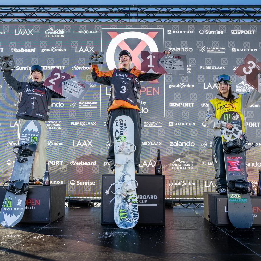 村瀬心椛が3位入賞！『FIS WORLD CUP Laax』