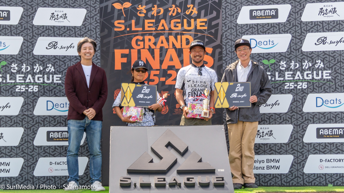 S.LEAGUE GRAND FINALS｜田岡なつみが2位、塚本将也は表彰台3位