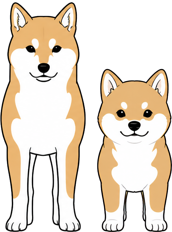 親子犬