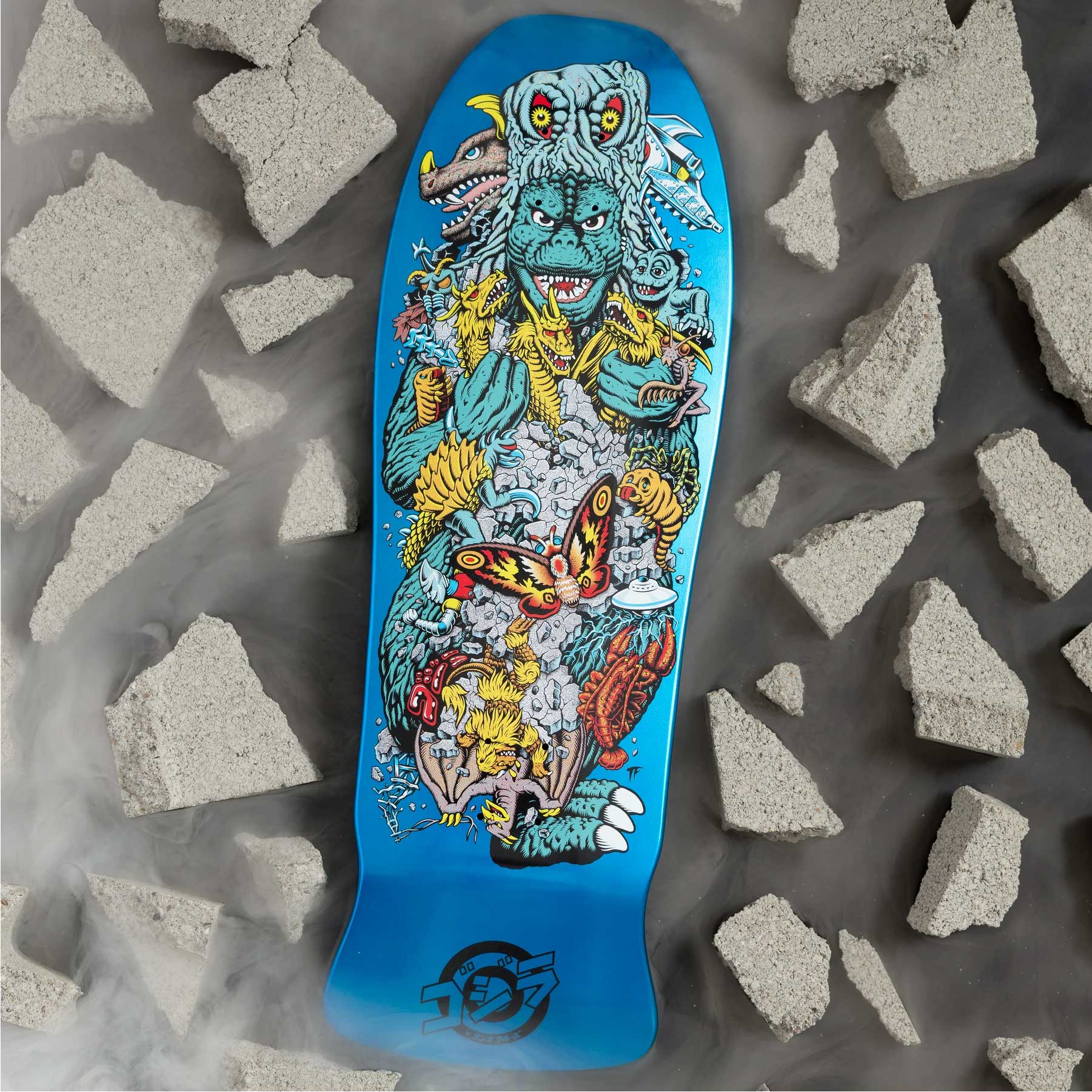 限定！11/3 発売！GODZILLA(ゴジラ)とSANTA CRUZ SKATEBOARDS(サンタ