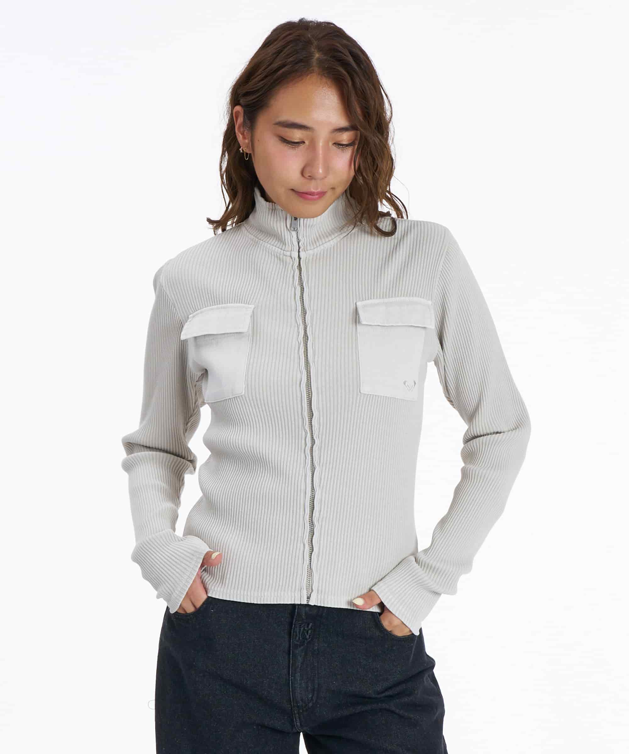 RIB KNIT JACKET（IVO）