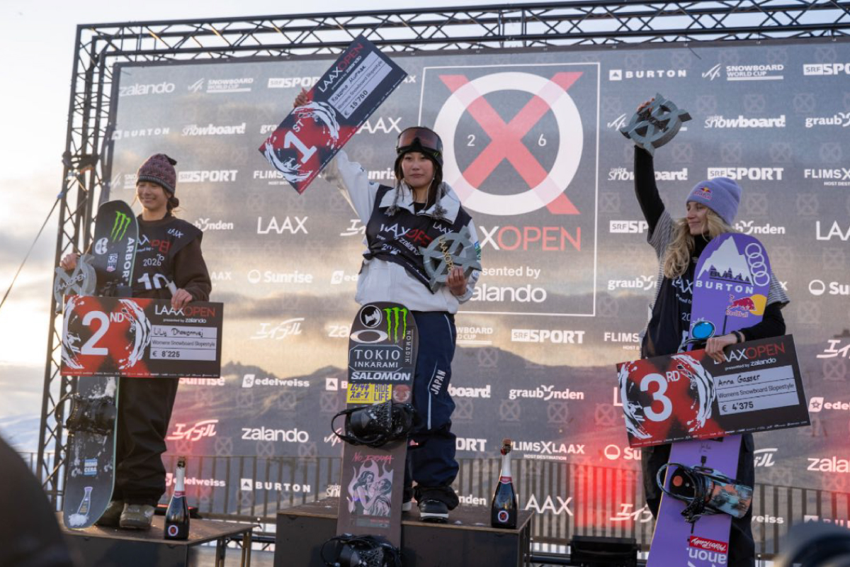 FIS WORLD CUP LAAX OPEN 2026｜村瀬心椛が優勝