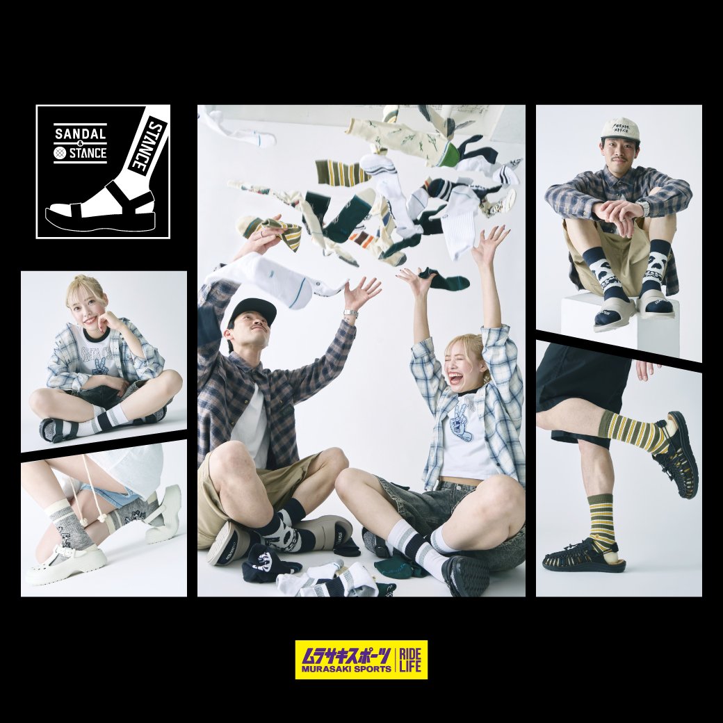 SANDAL × STANCE 2025 | ソックスでサンダルコーデをもっと楽しく。