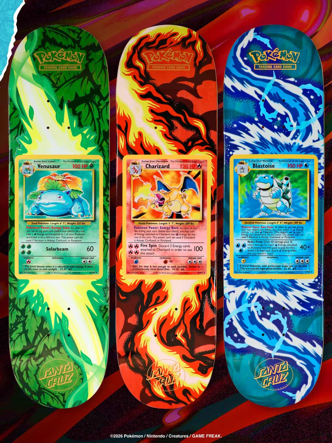 ポケモン × サンタクルーズ デッキラインナップ