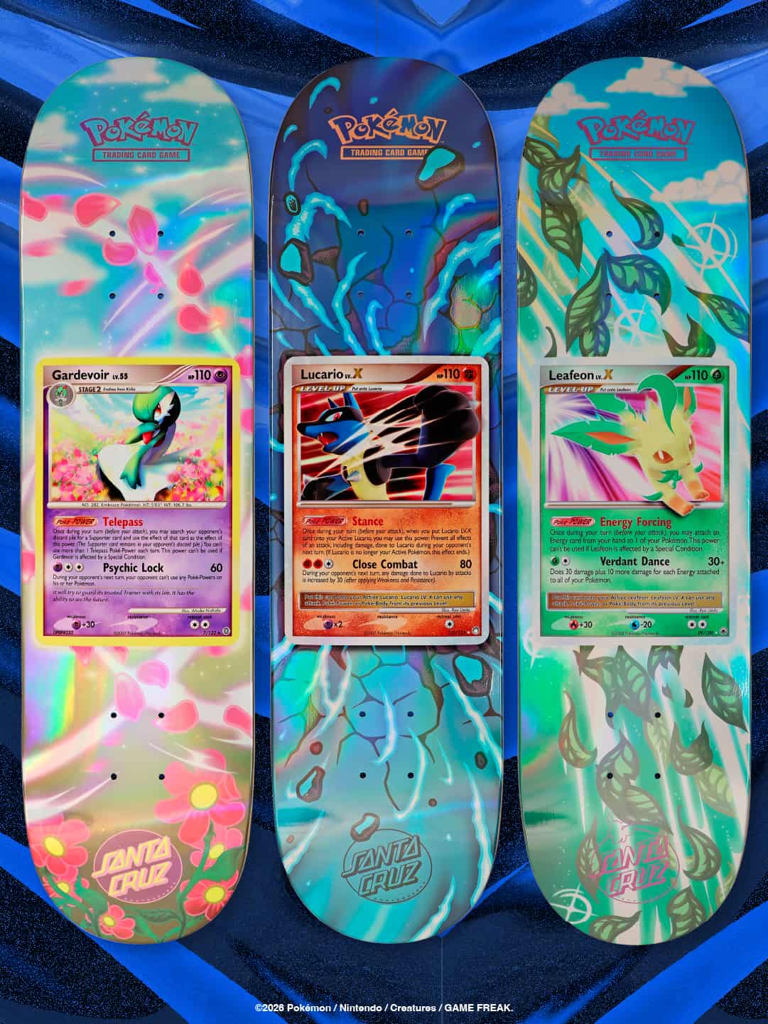 ポケモン × サンタクルーズ デッキラインナップ