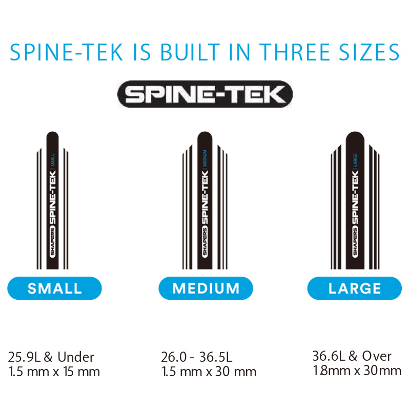 SPINE-TEK IS BUILT IN THREE SIZES