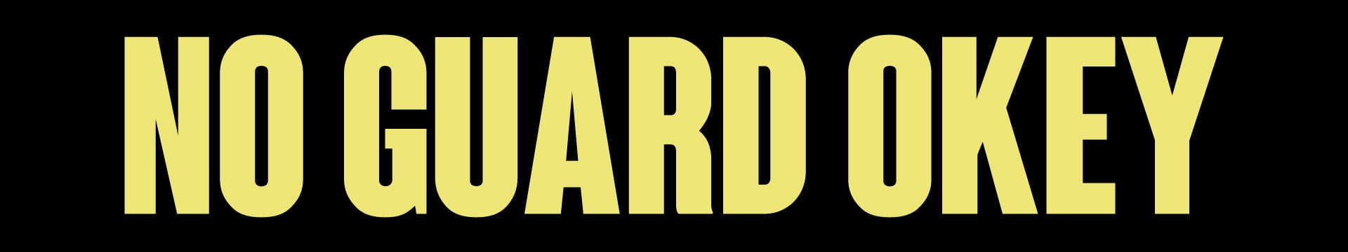 NO GURD OKEY ロゴ