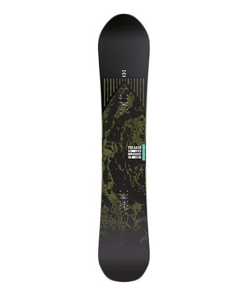 スノーボード 板 ROME SDS ローム FREAKER WIDE フリーカーワイド 21-22モデル メンズ II B6(FREAKERWIDE-154cm)