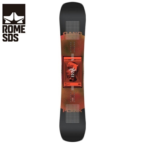 スノーボード 板 ROME SDS ローム GANG PLANK WIDE ギャングプランクワイド 21-22モデル メンズ II B6(GANGPLANKWIDE-154cm)