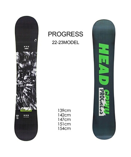 スノーボード 板 ユニセックス HEAD ヘッド PROGRESS 22-23モデル ムラサキスポーツ JJ K16(BK-139)